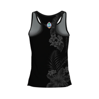 Guåhan Soldier Women’s "Guahan Floral" Racerback