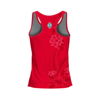 Guåhan Soldier Women’s "Guahan Floral" Racerback