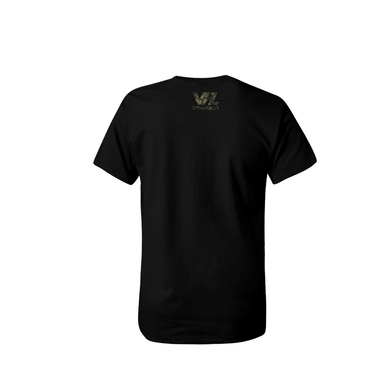 VFL Men's Americana Woodland Camo Premium Cotton Tee